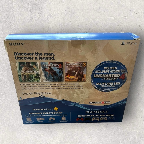 Sony PlayStation 4 with Box! Includes THREE Dual Shock Controllers Black & Red - Picture 6 of 11